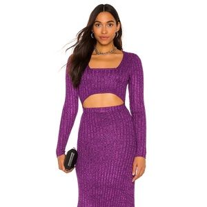 Skye dress in Marled Purple